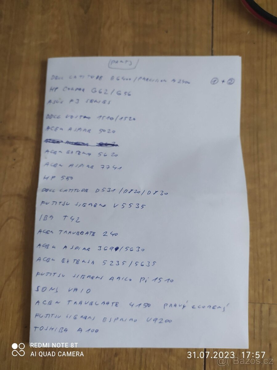 Prodám různé panty na notebooky část první. - 11