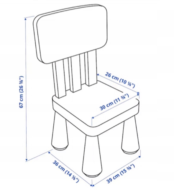 Dětská židle ikea Mammut - 11