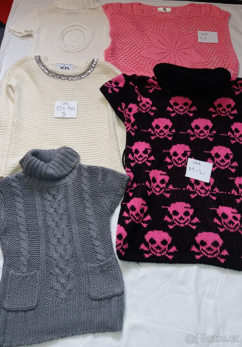 Dětské mikiny svetry pončo od vel.98 až po vel. L - 11