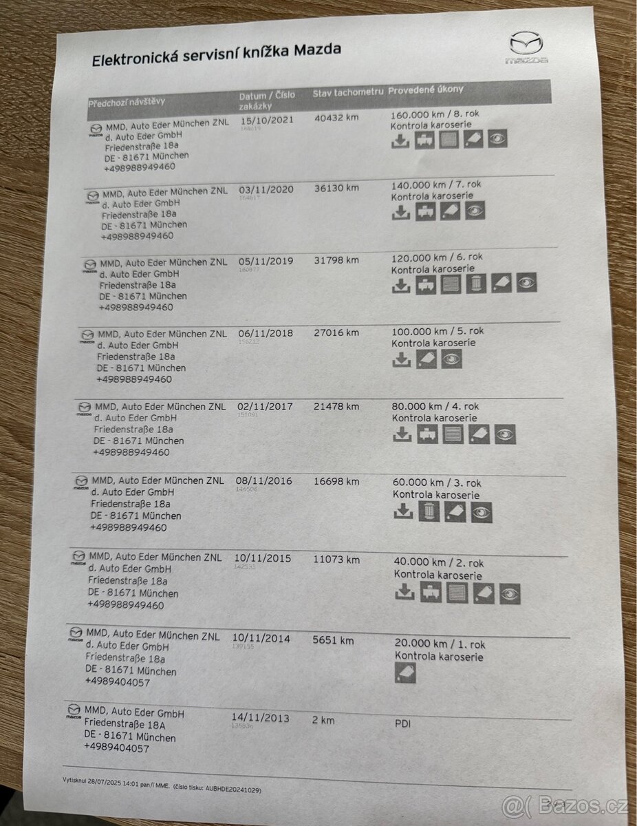 MAZDA 3 2.0 88 KW - JEN 52 000 KM - BENZÍN - 11