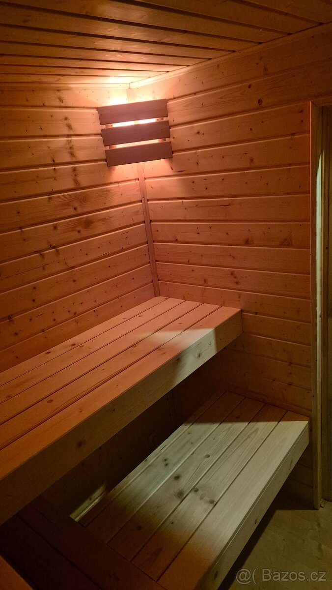 Sauna 200x280cm s předsíní pro 6-8 osob - 11