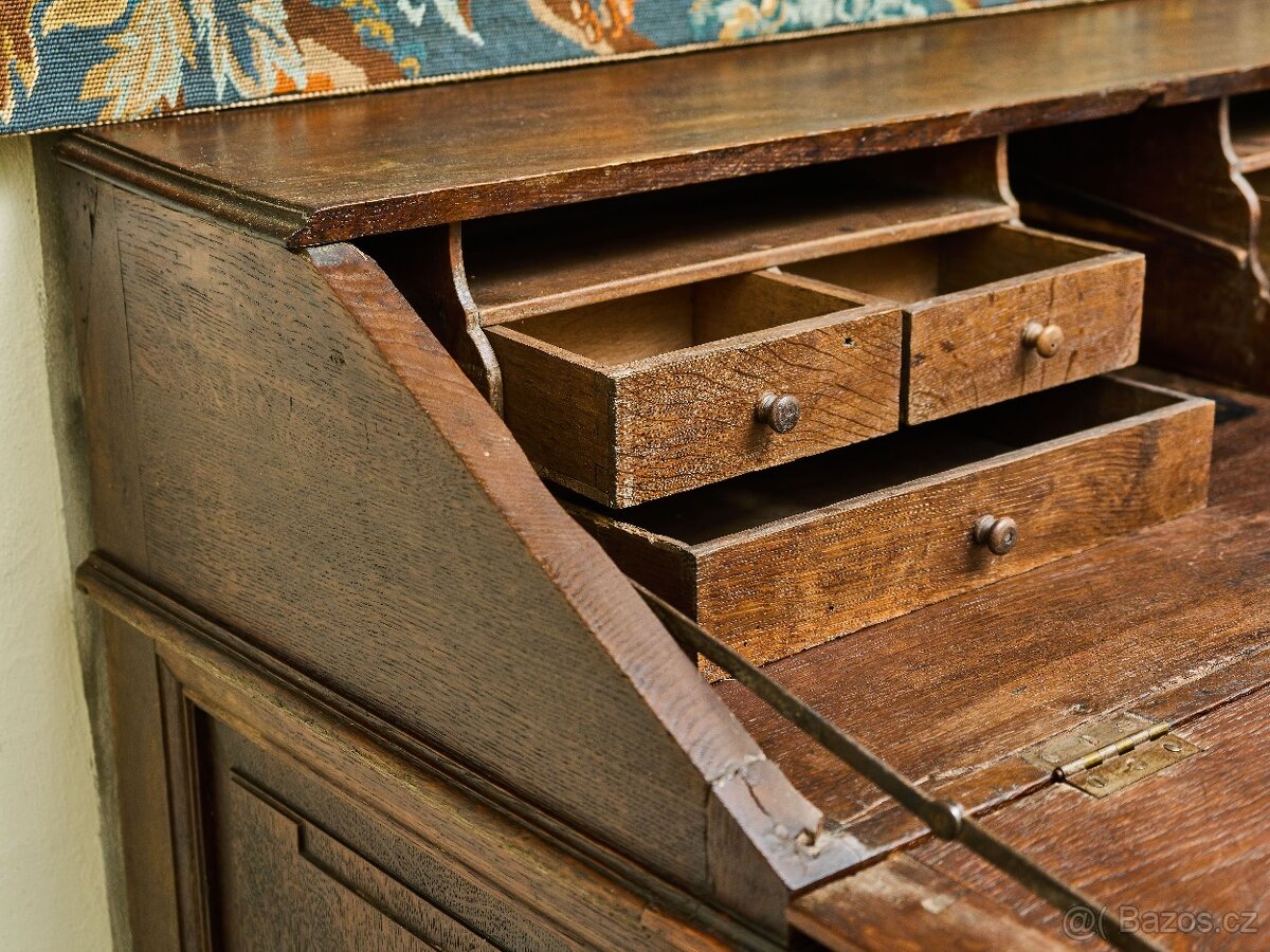 Klasicistní komoda se sekretářem - Originál - 11