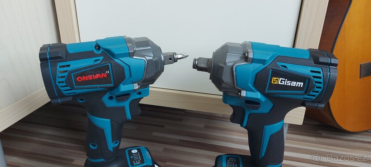 Rázový Aku utahovák-ONEVAN,Gisam, pro Aku Makita baterie 18V - 11