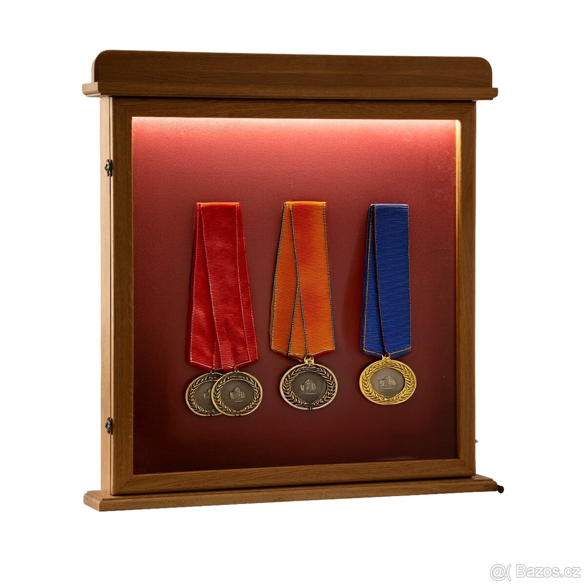 Masivní dubová vitrína velká - 11