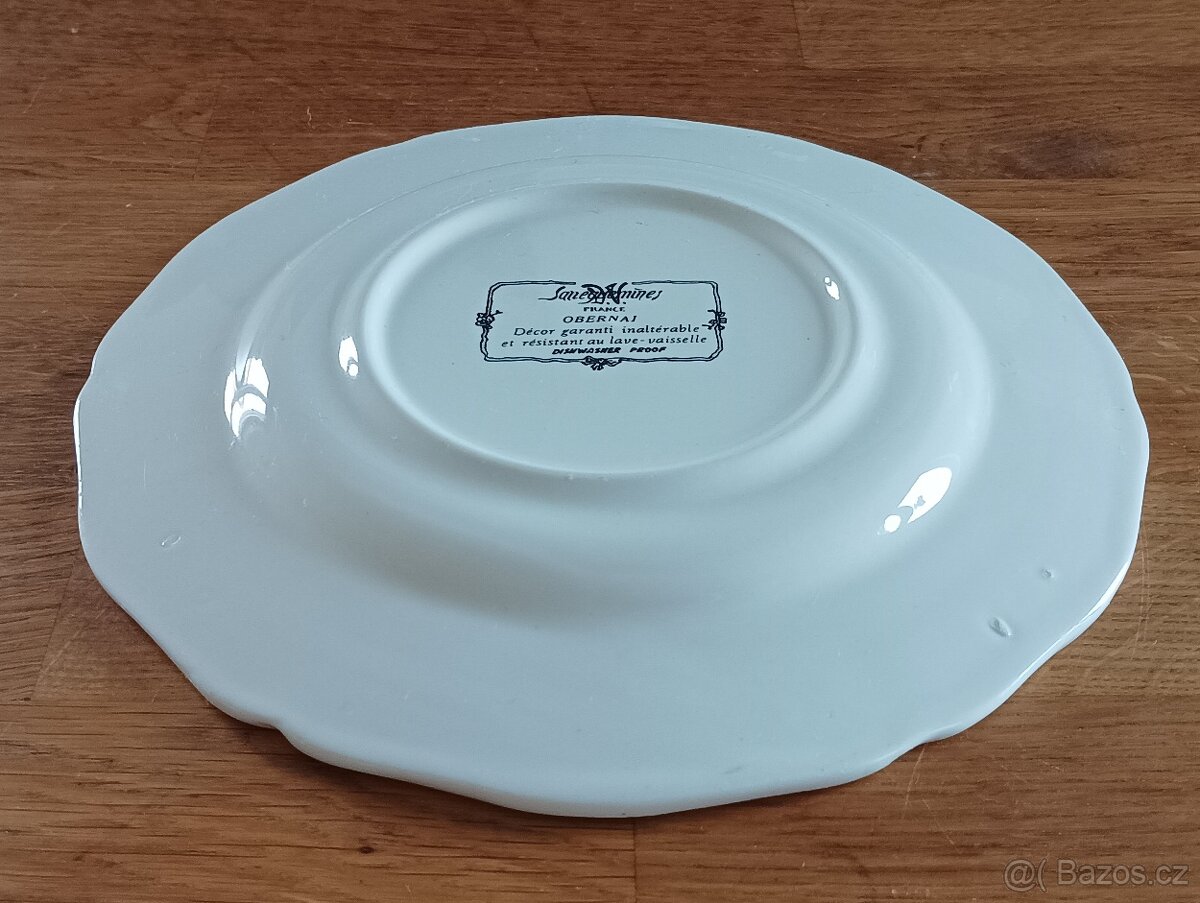FAJÁNS TALÍŘ SARREGUEMINES HENRI LOUX FRANCIE - 11