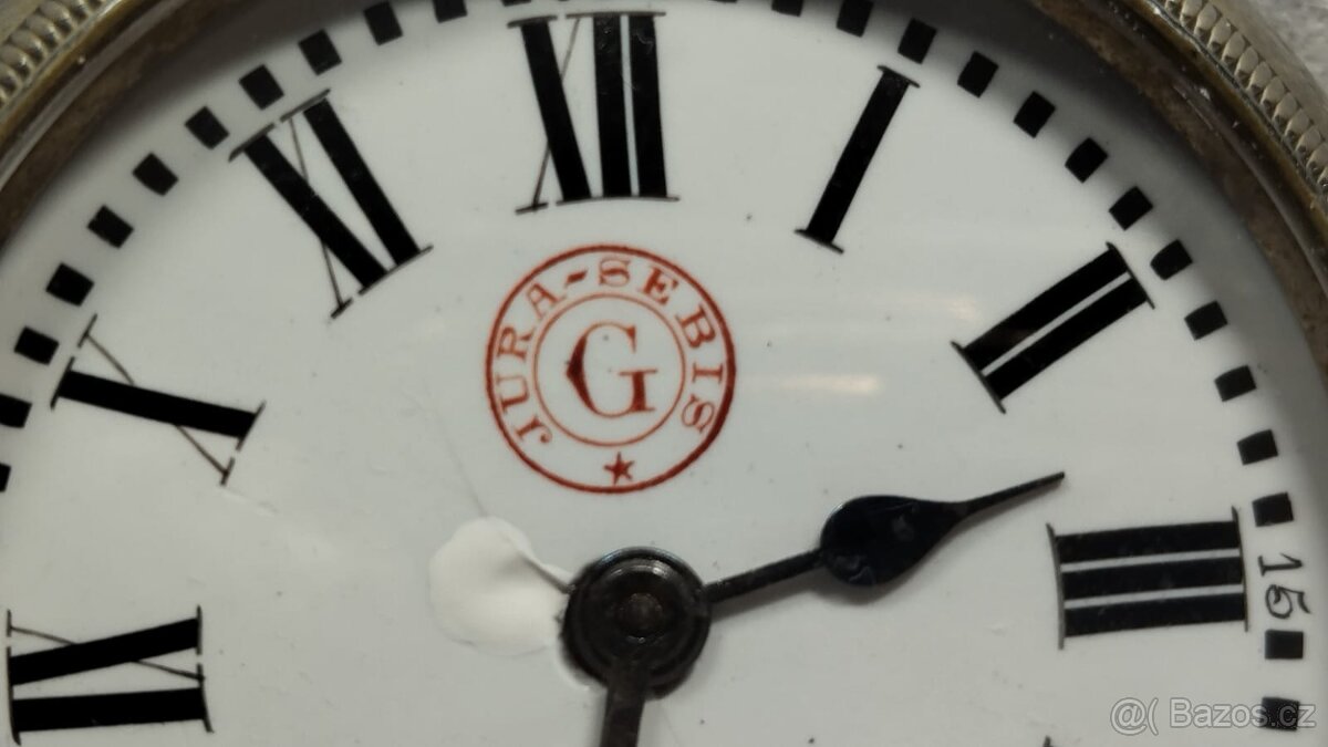 Velmi staré a velké kapesni hodinky - 127g - 11