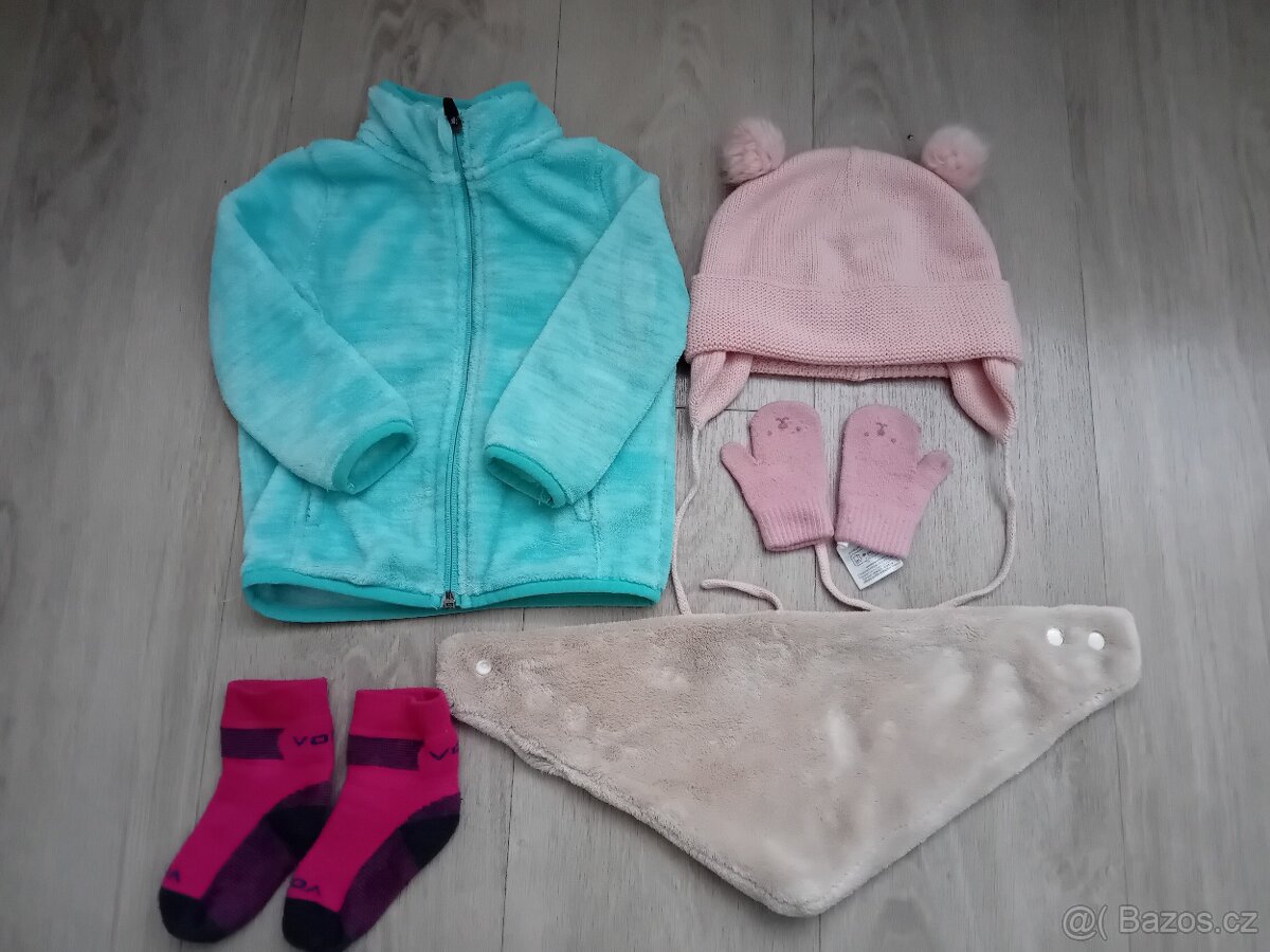 Balík celoročního oblečení holčička 86-92 + boty - 11