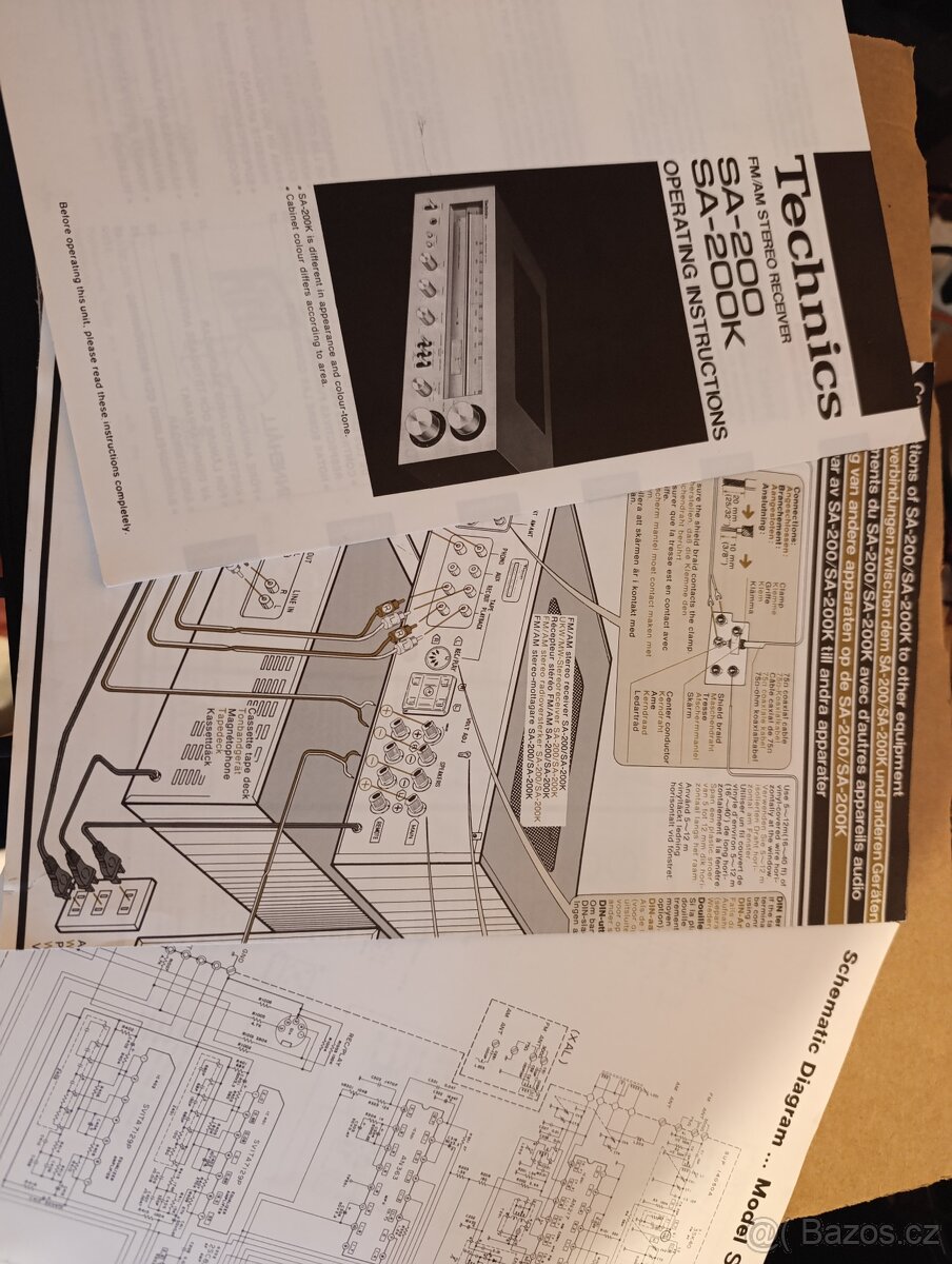 Receiver Technics SA-400, SA-300, SA-200 VINTAGE - 11