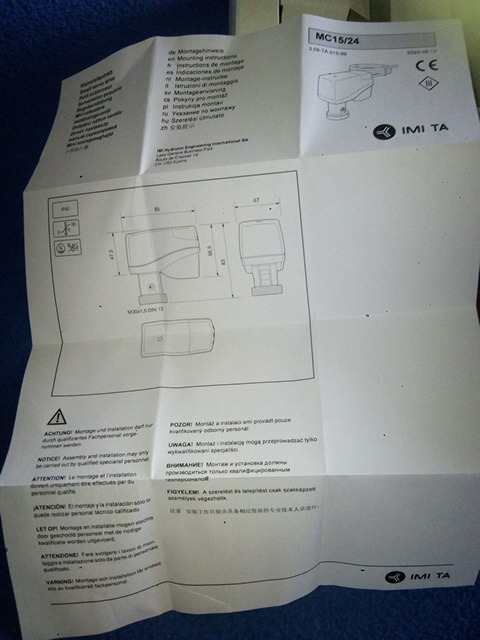 servopohon elektrický IMI TA-MC15, 24V, 0-10V - 3ks - 11