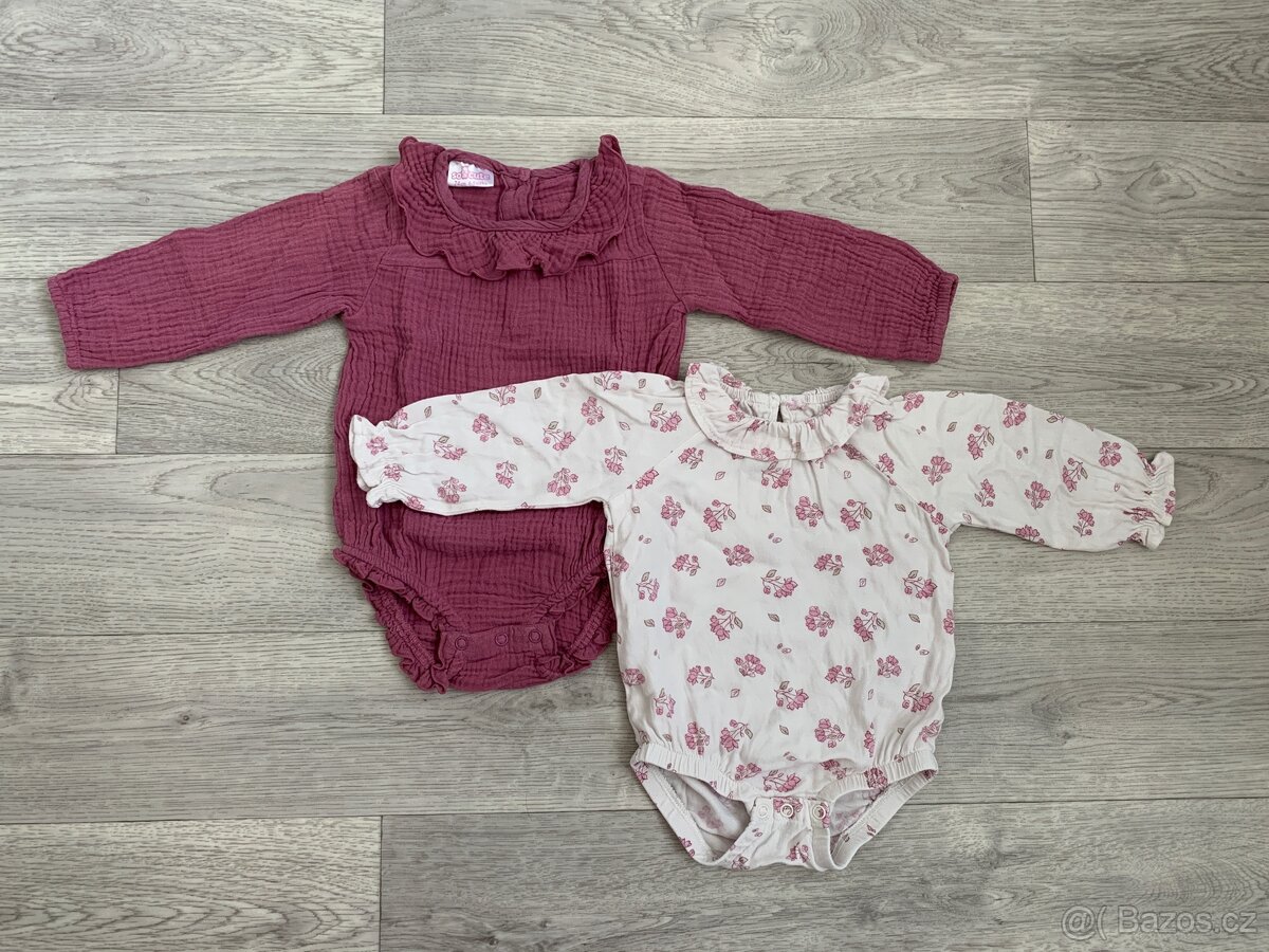 Balíček oblečení holka, dívka, velikost 6-9 m. / 74 - 11