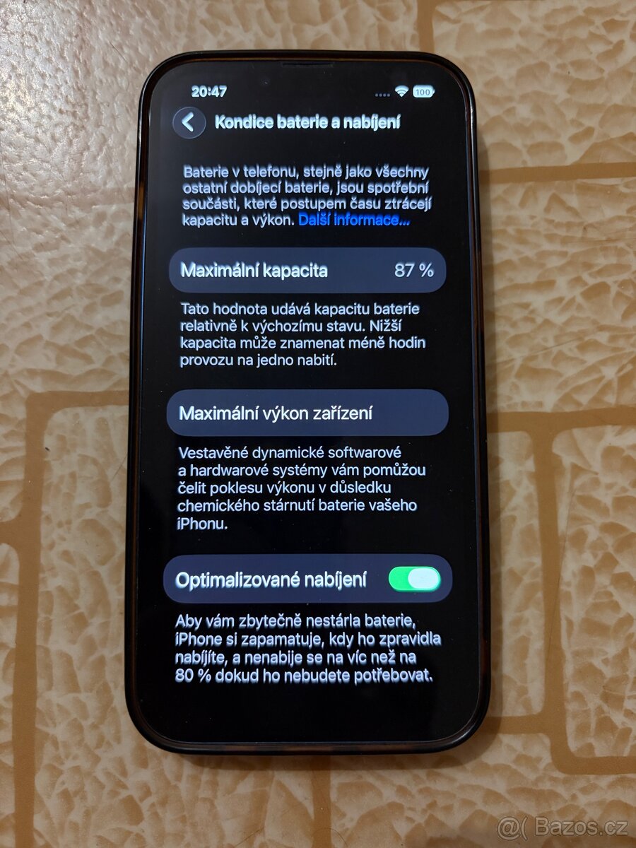 iPhone 13 128GB Modrý(87% kondice baterie) - 11