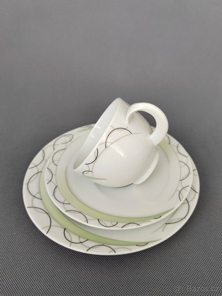 Komplet šálku s podšálkem a talířem Seltmann Weiden "Monaco - 11