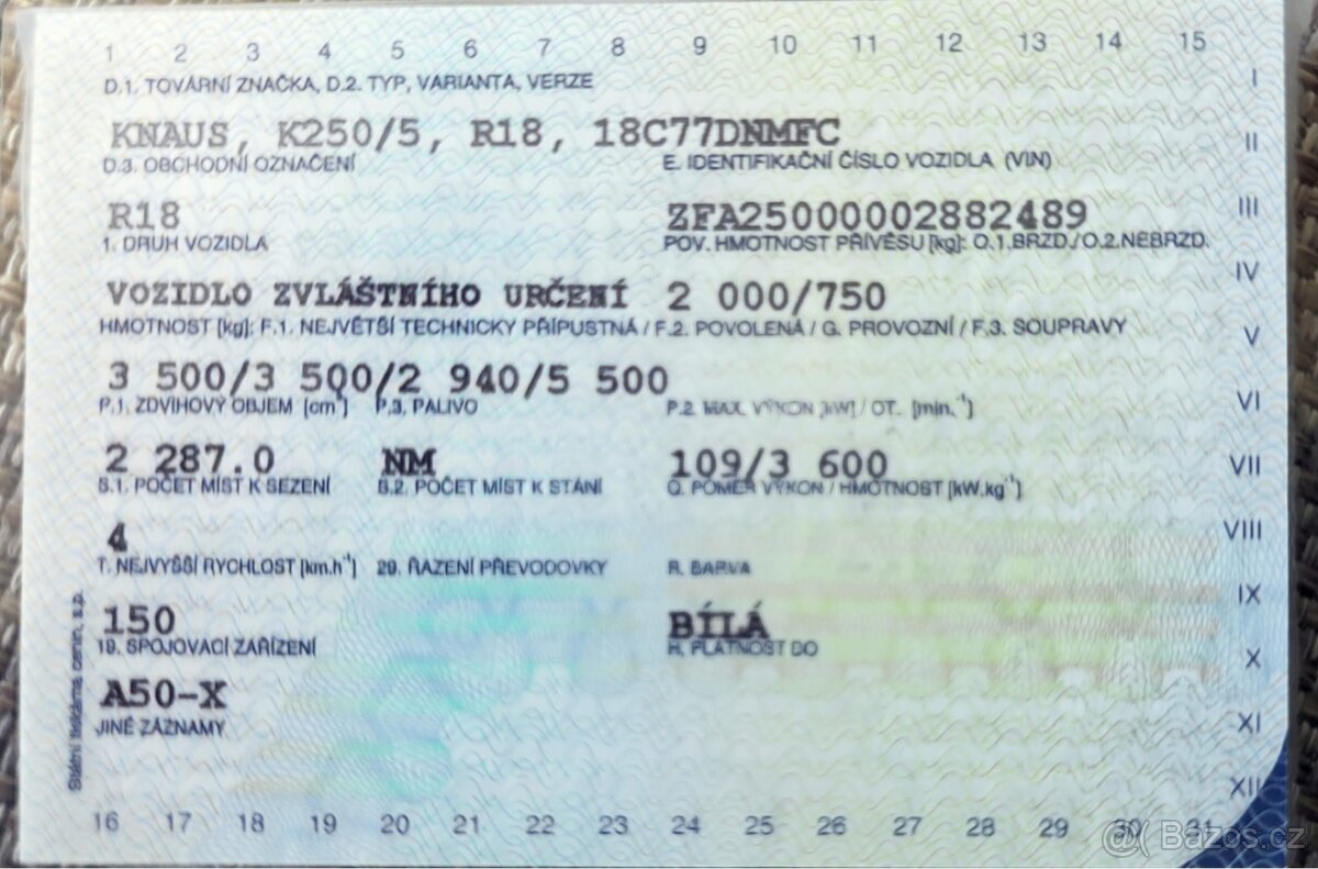 Fiat Ducato Knaus K250/5 - odpočet DPH - 11