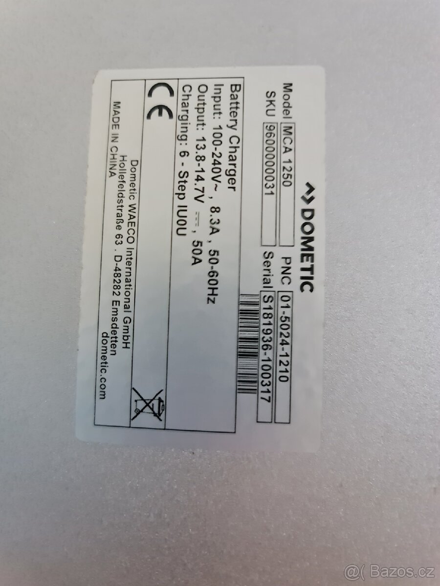 DOMETIC
Nabíječka PerfectCharge MCA1250 - 11