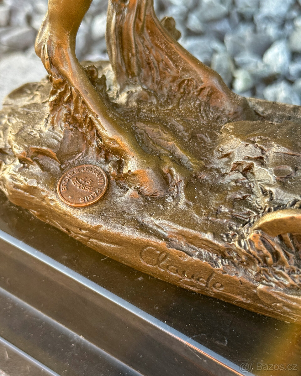 Bronzová socha Napoleon na koni vojenský vůdce luxusní dárek - 11