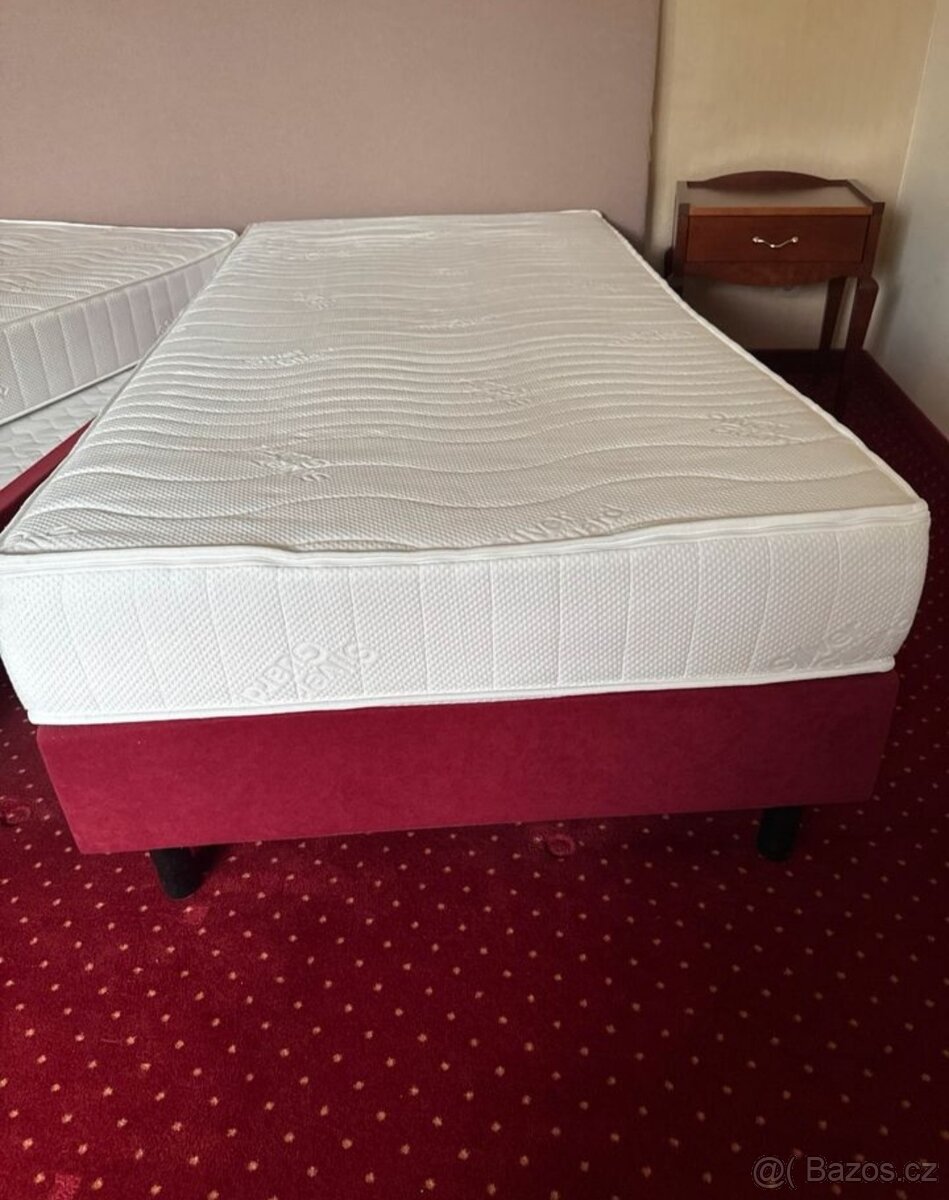 250x postele hotelové boxspring vcetne matrace - 11