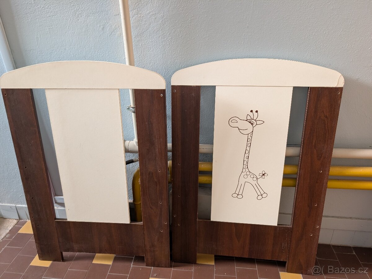 Dětská postýlka dřevěná 120x60 cm - 11