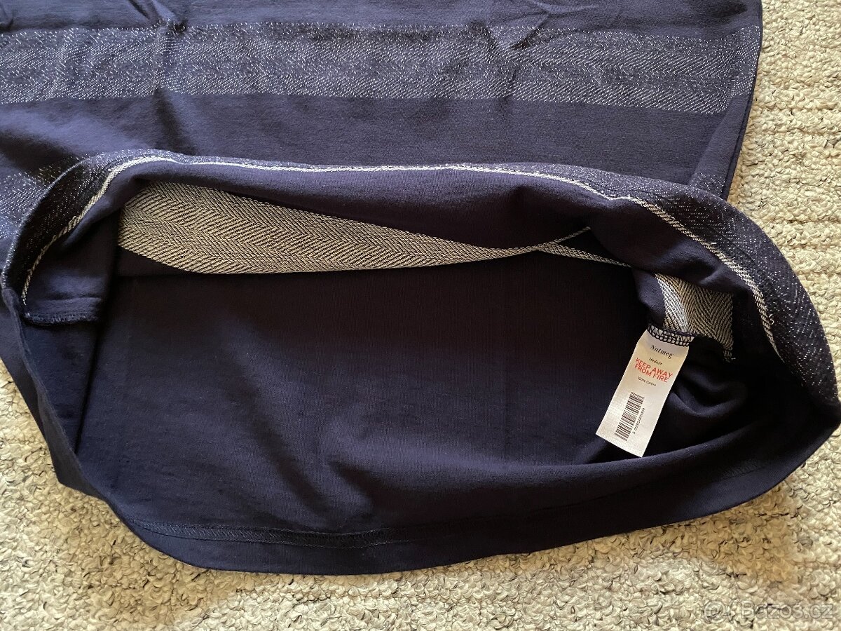 Nové pánské bavlněné triko Nutmeg - M - 11