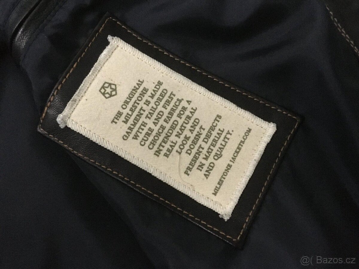 Super Kožená bunda Milestone 52 L - 11