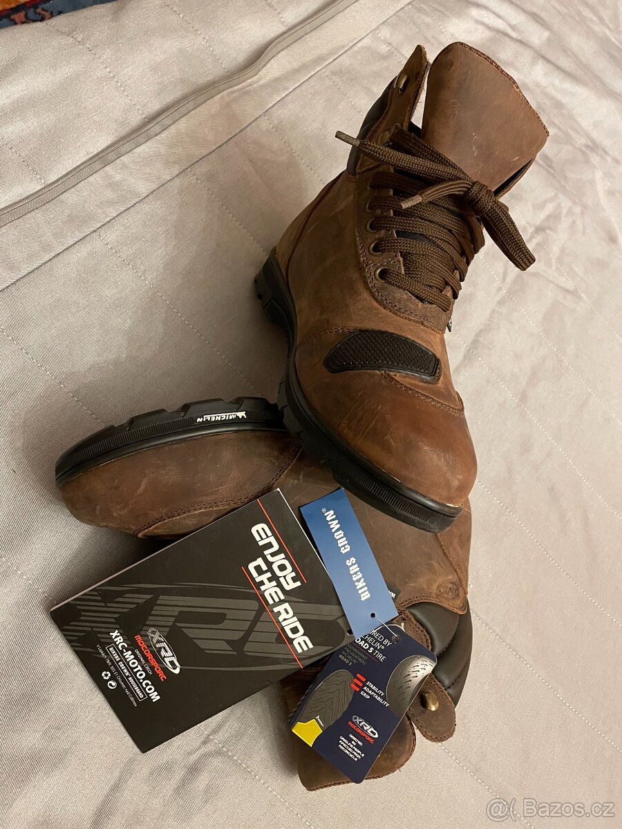 Moto boty XRC MONTEREY WTP, NOVÉ, 41, Vložka: 26 cm - 11