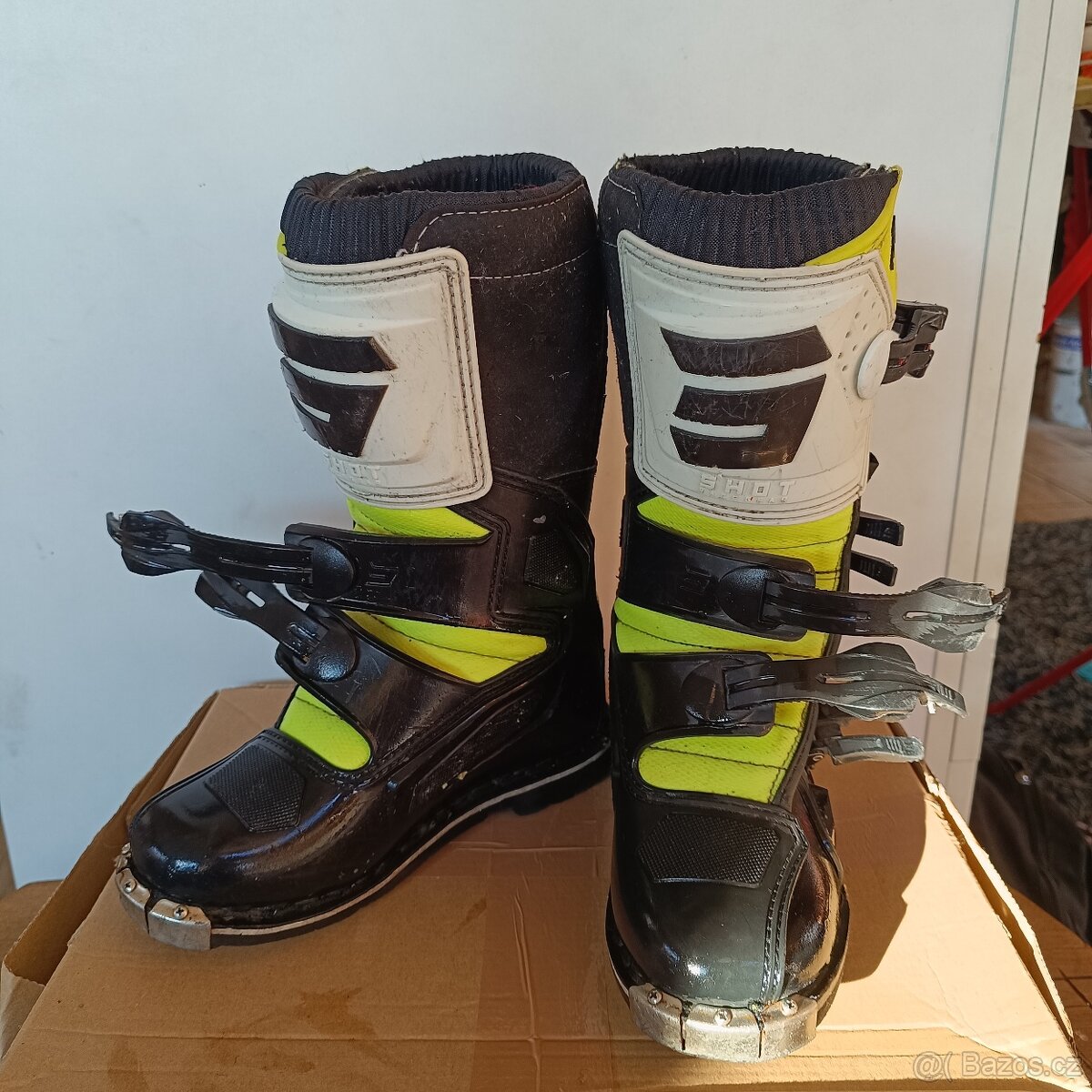 MX dětský set 6-8 let zn. SHOT, kalhoty, dres, chránič - 11