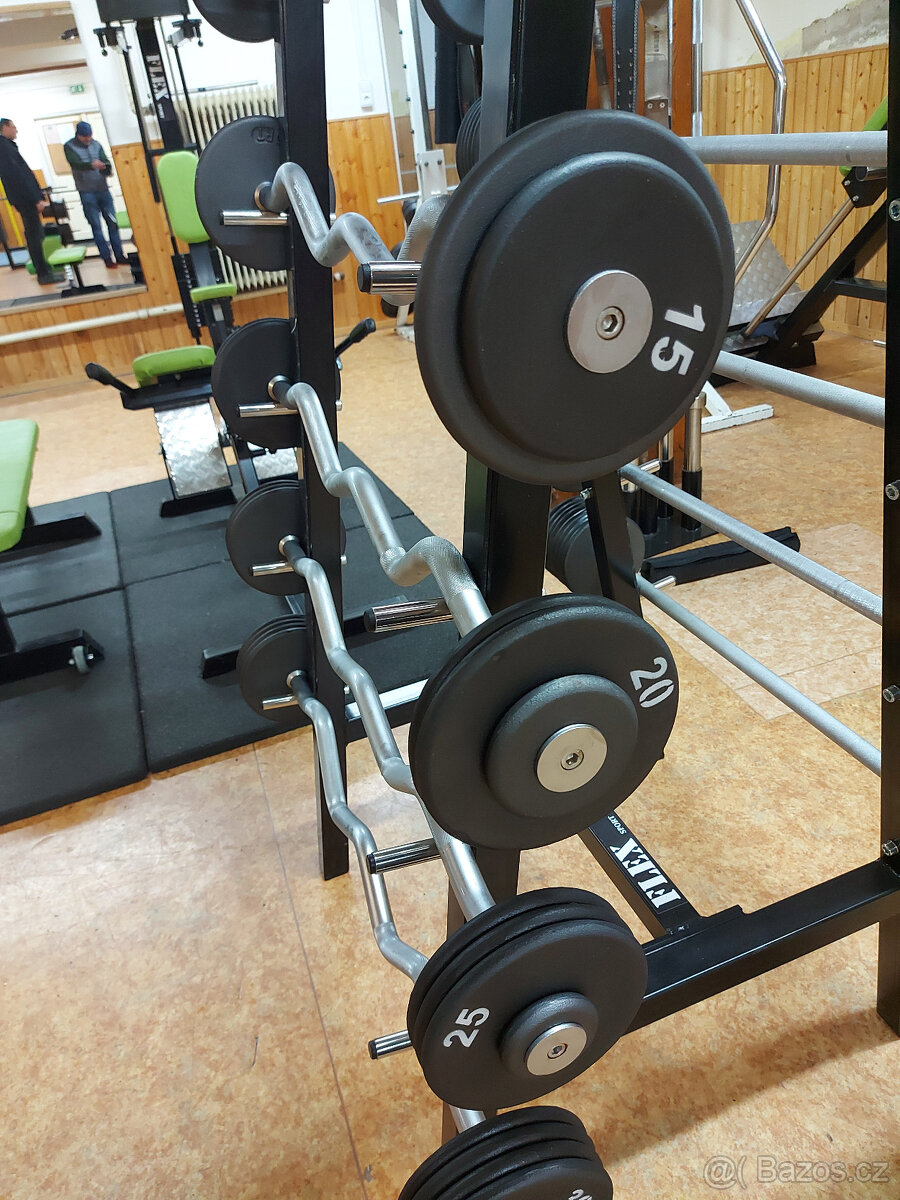 Bicepsová osa pevná váha (rovná, EZ) - NOVÁ - 11