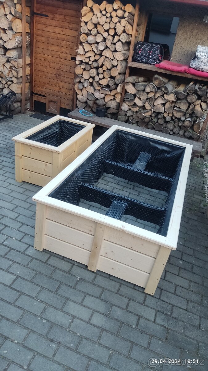 TRUHLÍKY, vyvýšené záhony... různé rozměry, design... - 11
