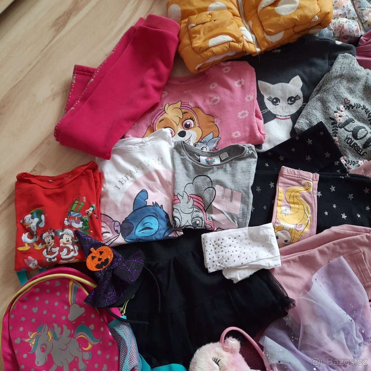 Dívčí balík do školky, vel.110/116, cca 33ks - 11