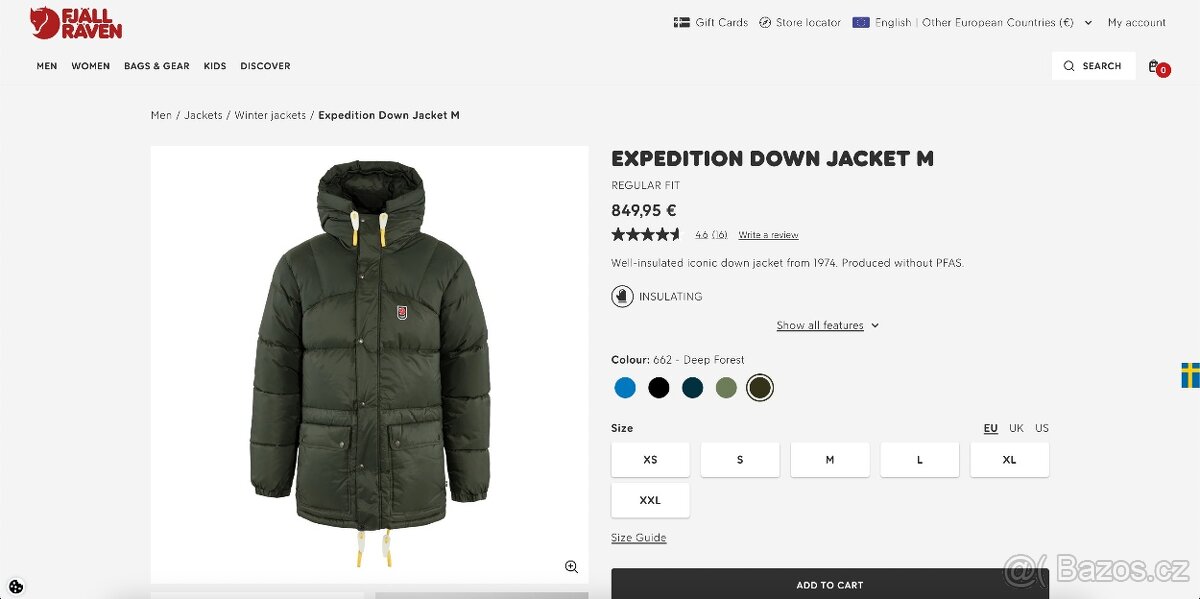 Nová peřová bunda Fjallraven Expedition Down Jacket M - 11