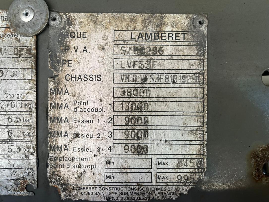 Lamberet SR2 BPW Carrier maxima 1300 5.918 Mth - 11