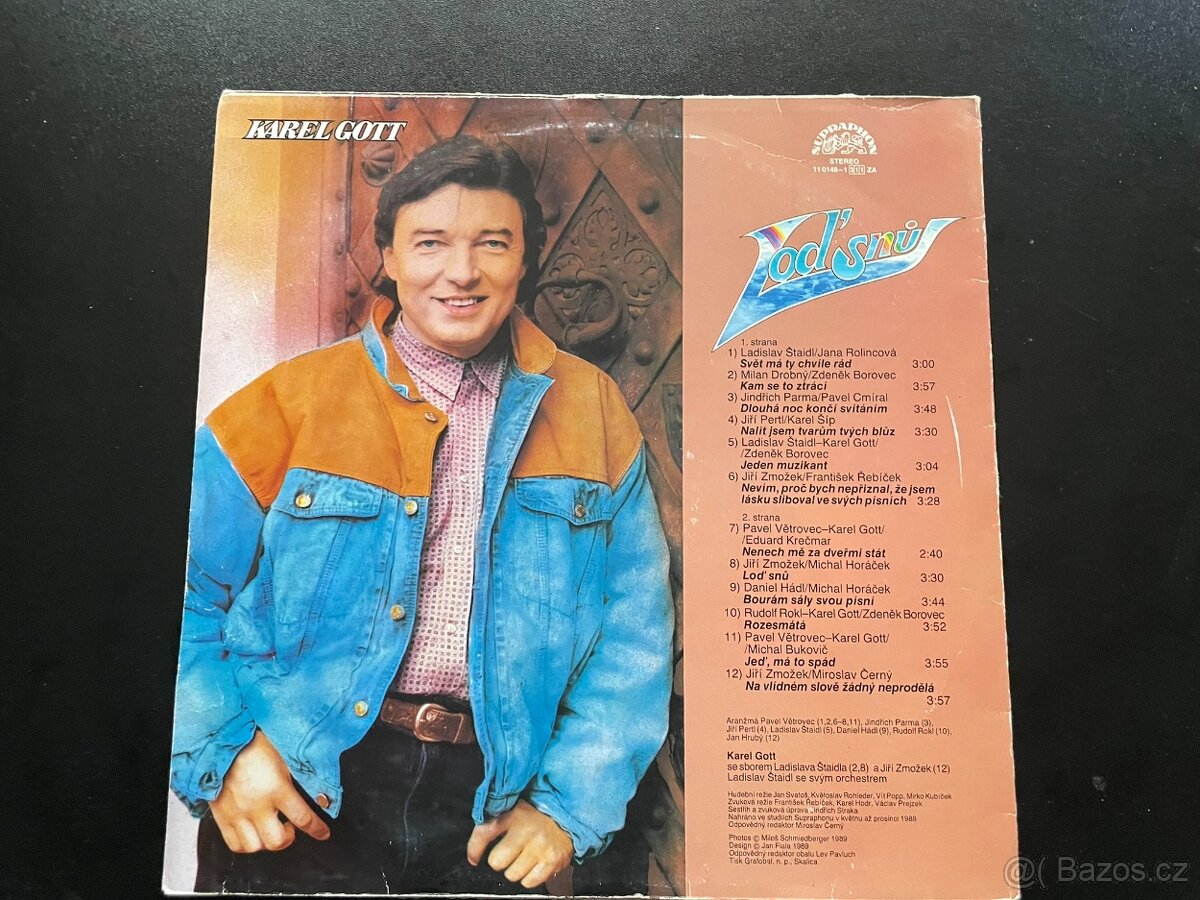 4x LP desky Karel Gott, 1x SP + originální plakát - 11