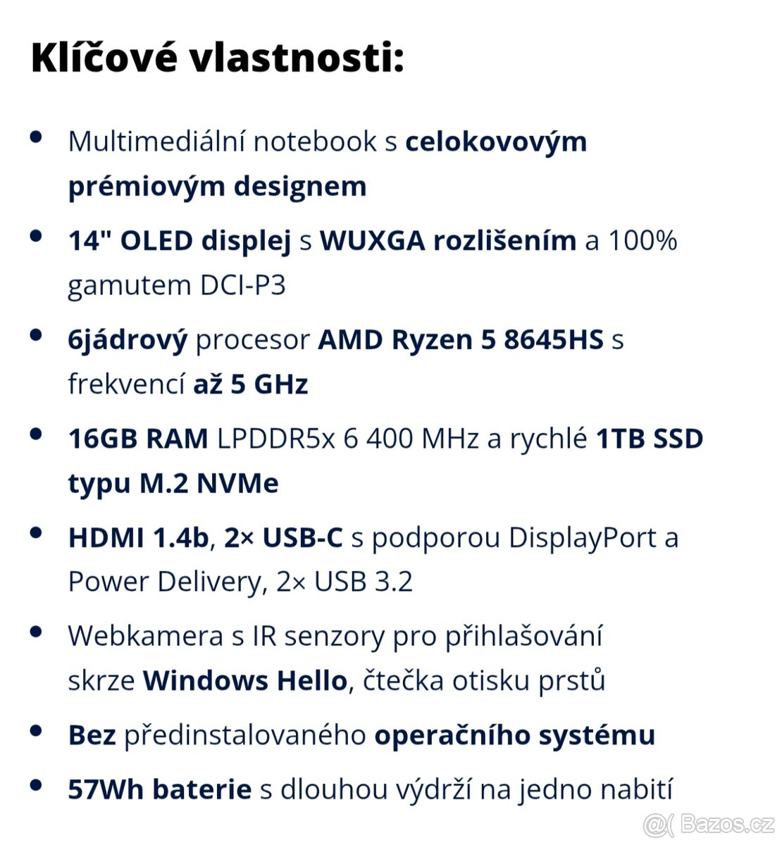 Lenovo IdeaPad slim 5 14" oled ahp9 - 11