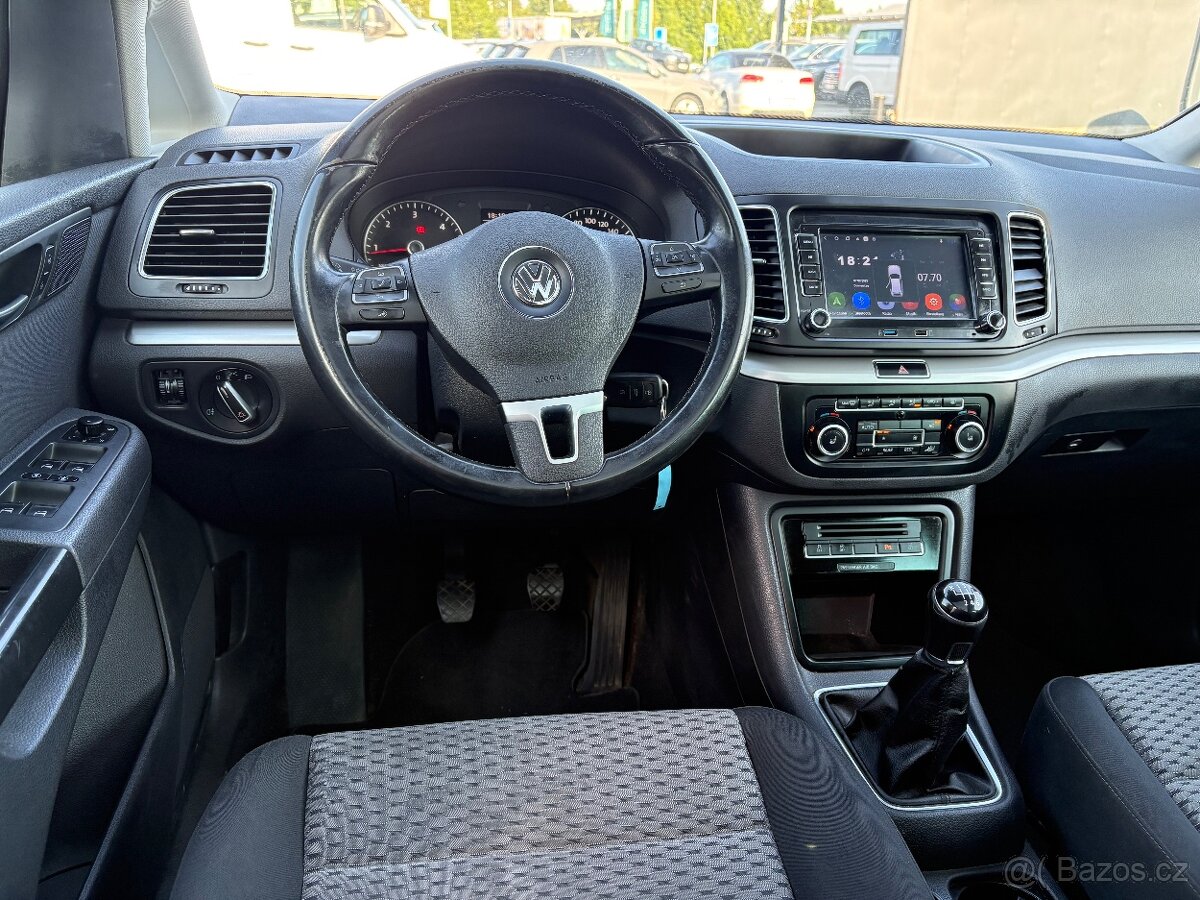 Volkswagen sharan 2.0 TDi,klima,výhřevy, - 11