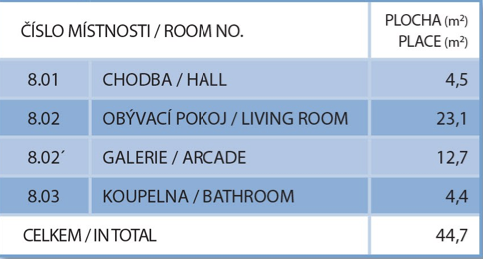 Loftový byt 2+kk na Albertově s GS - 11