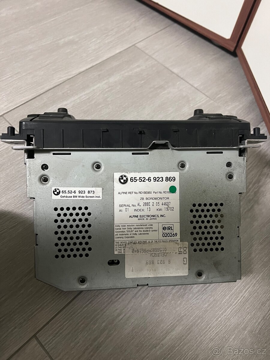 bmw e46 radio, zesilovač, cd měnič, atd... - 11