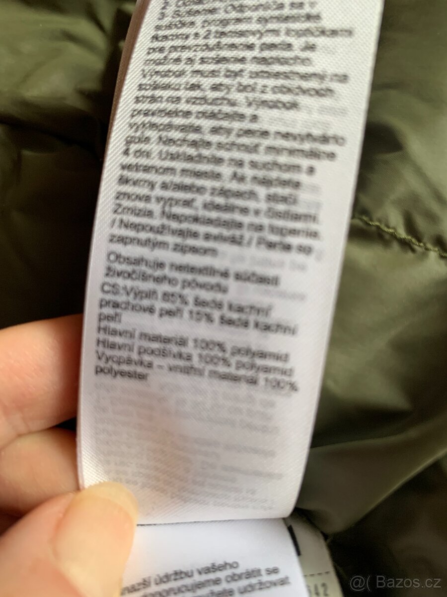 pánská péřová bunda - vel. L - nová - 11