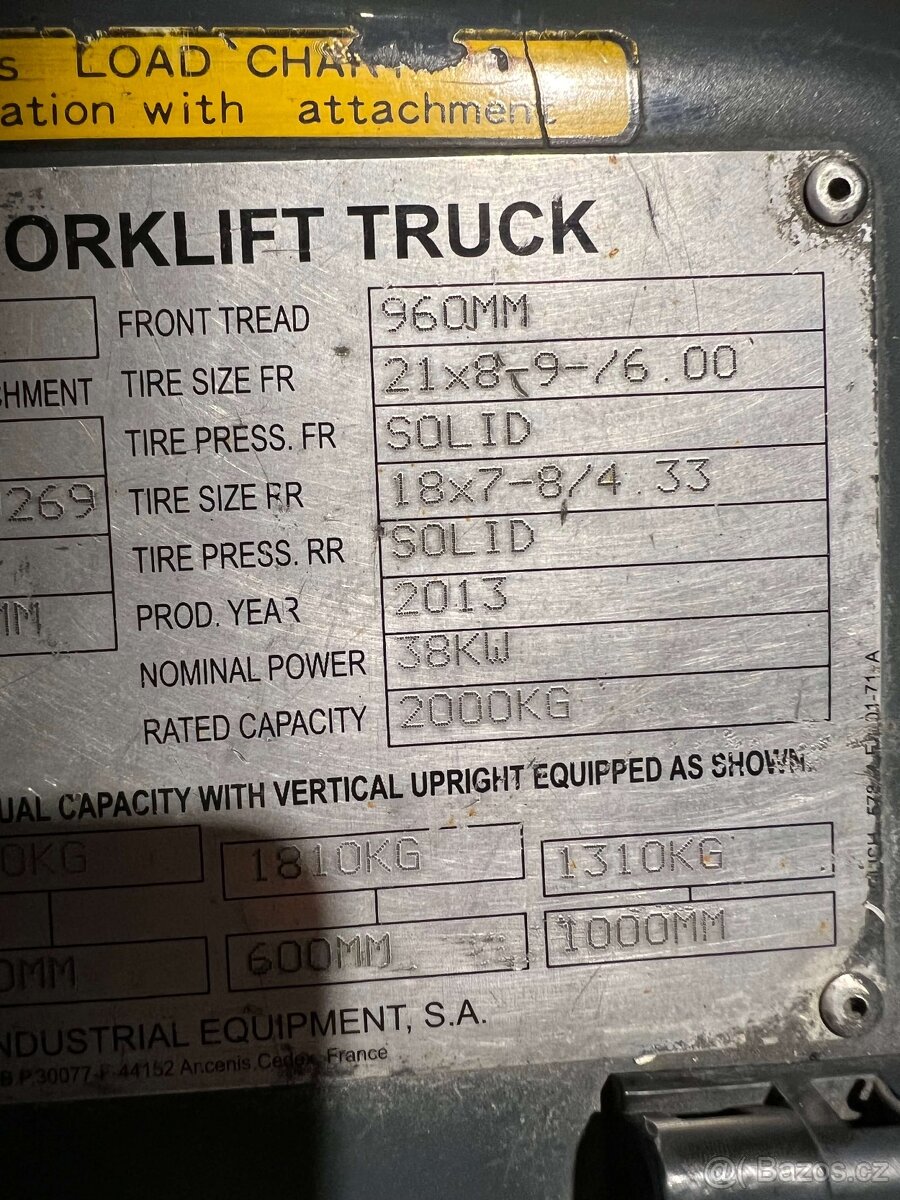 Čelní vozík TOYOTA 8FGKF20 - 11