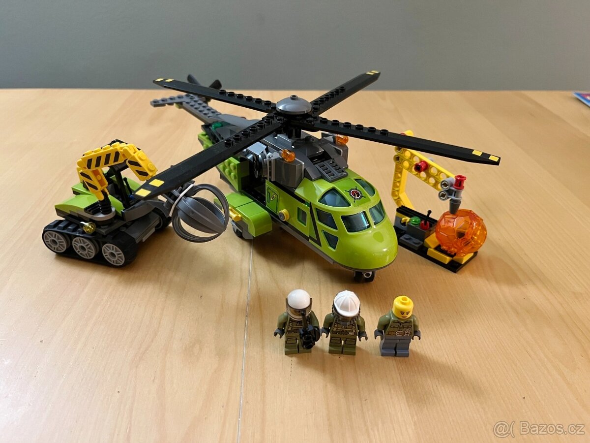 Prodám sety Lego City 60121, 60122, 60123, 20124 - Sopka - 11