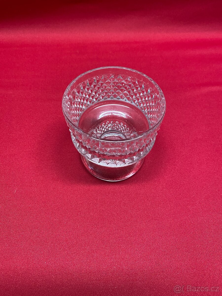 sklenice retro sklenice sada československé sklo pohár - 11