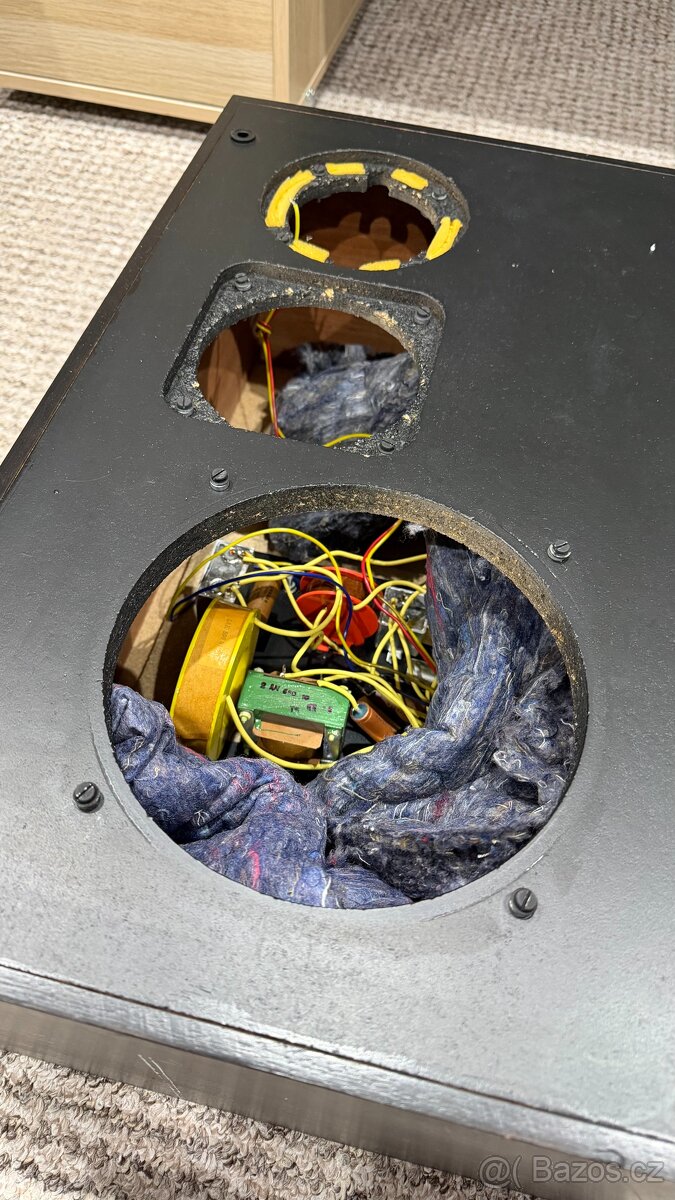 TESLA repro boxy ARS 1038 - korpusy + vyhybky - 11