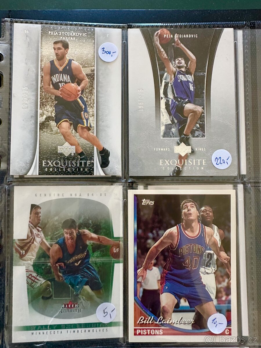 NBA karty (limitky,podpisovky, dresovky) - 11