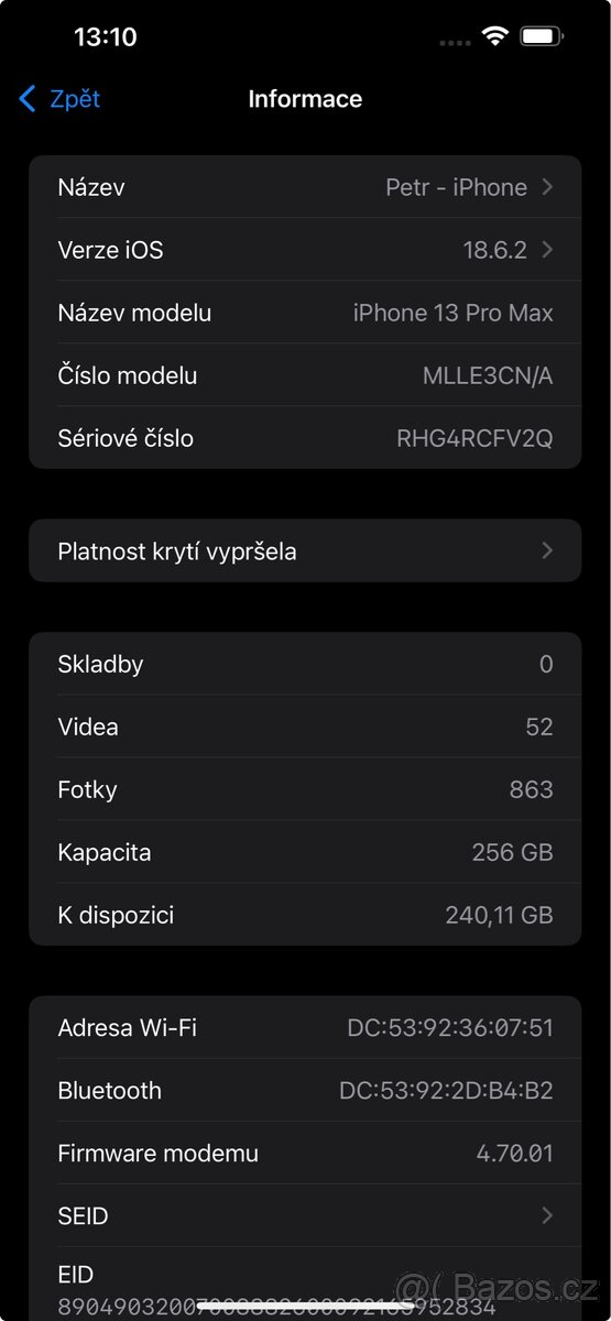 iPhone 13 Pro Max 256gb + kryty a skla - 11