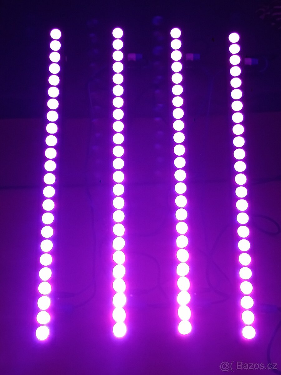 Novinka...4 ks 24x12 Wat RGBW +dálk.ovl - 11