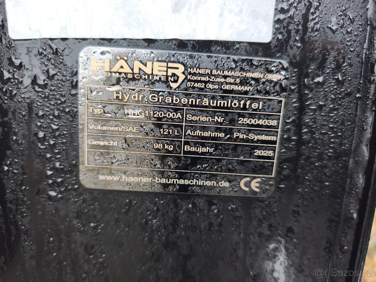 Hydraulická svahovka 120cm pro 2-3t - 11