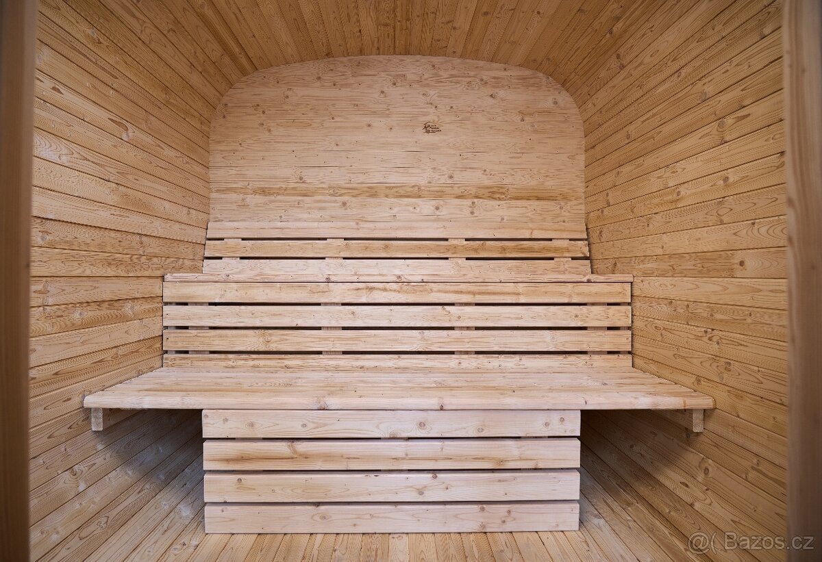 Finská sauna hranatá thermowood 240 - 11