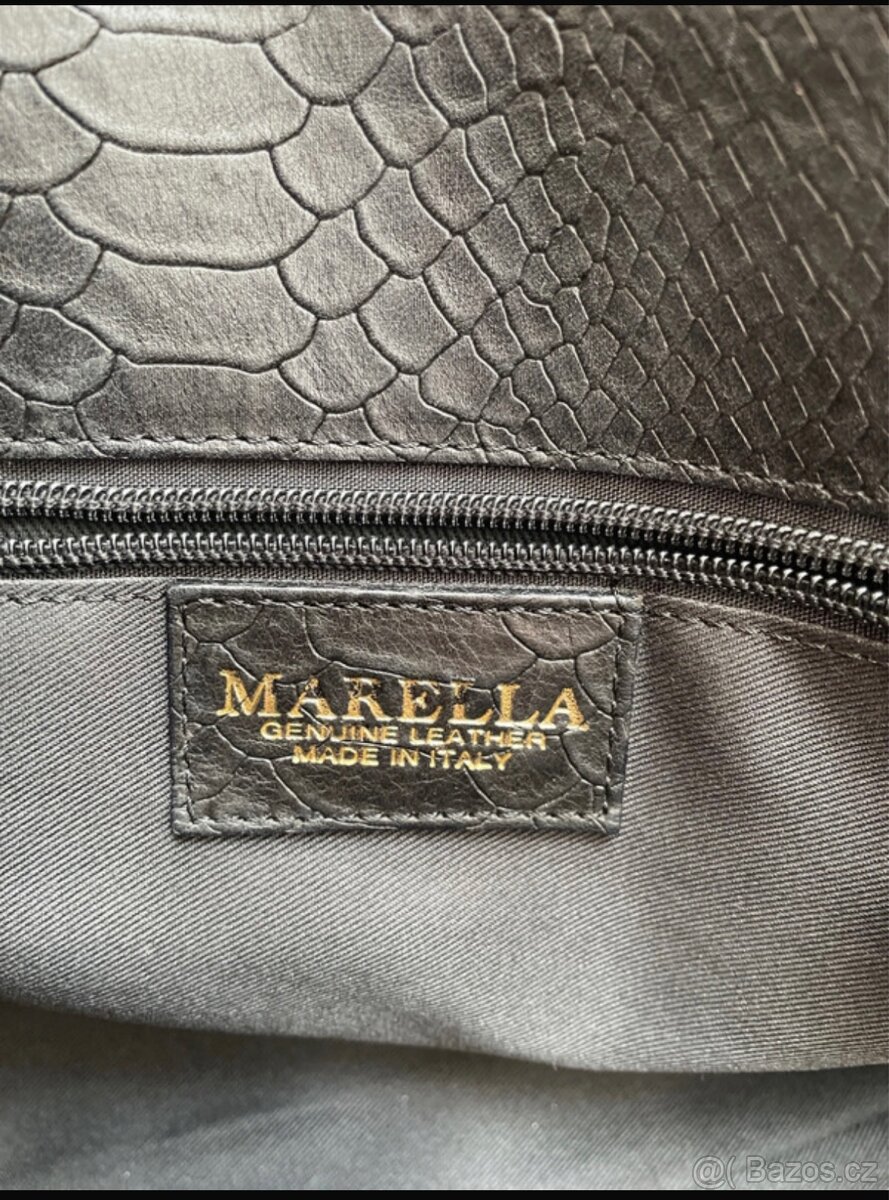 Černá kožená dámská kabelka Marella - 11