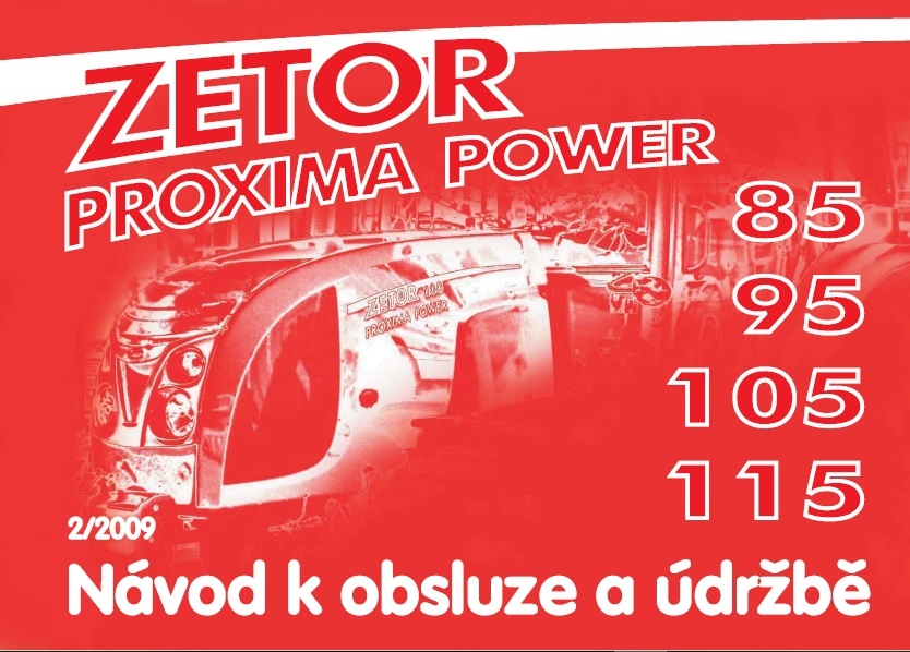 NÁVOD K OBSLUZE ZETOR PROXIMA PLUS A POWER - 11
