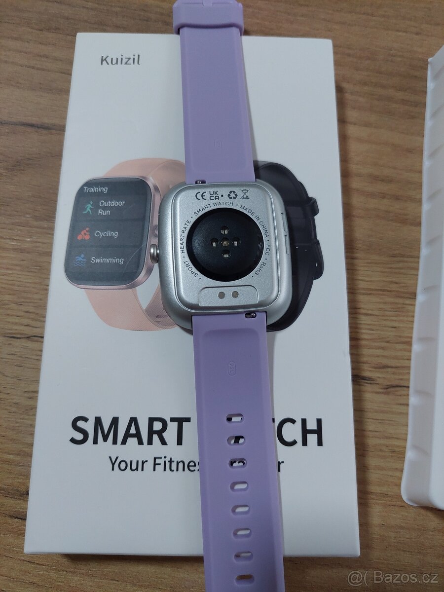 Chytré hodinky KUIZIL T70–1,91" IPS displej, CZ,fialové - 11