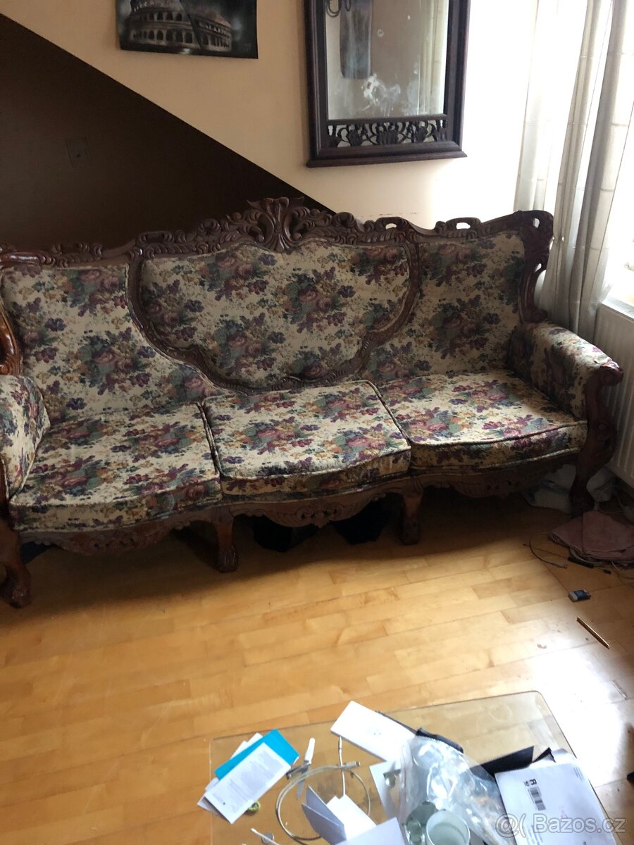 Starozitna sedací souprava - 11