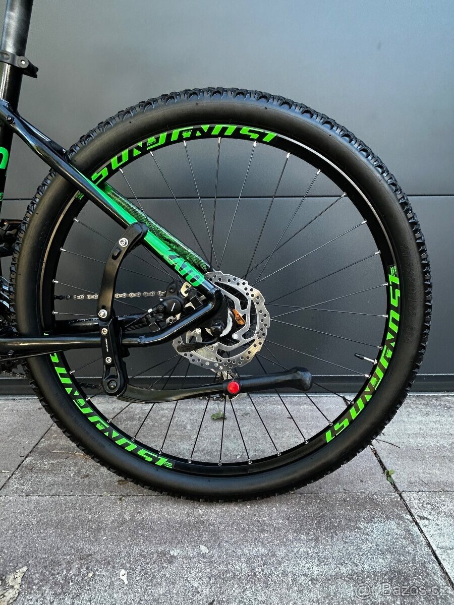 Bicykel Ghost Kato 2.7 green/black / M / 27,5" / - 11